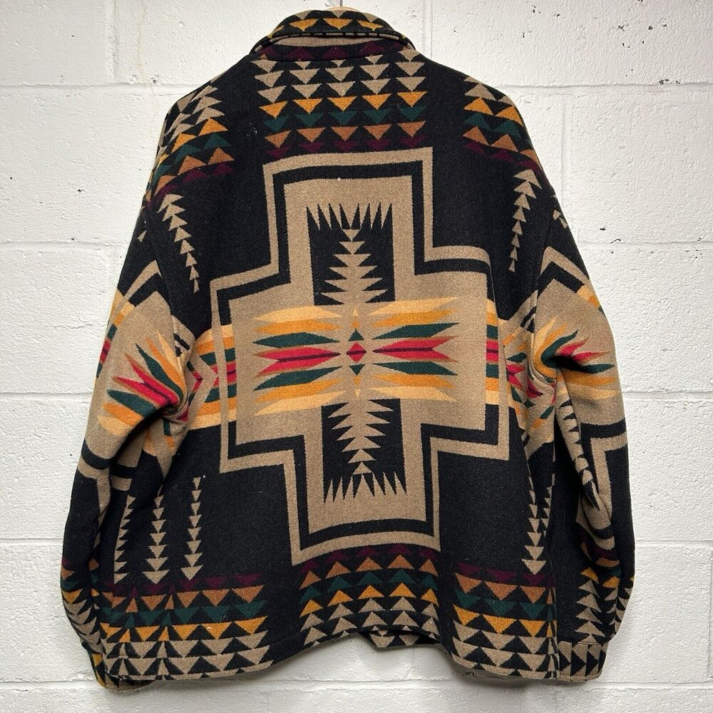 Vintage Pendleton Wool Navajo Western Wear Jacket 2024 - Picture 2 of 7